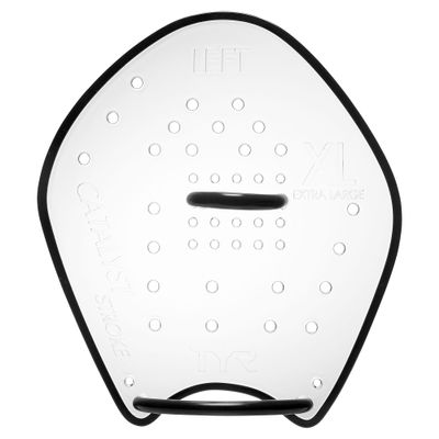TYR Catalyst Stroke Swim Paddles - Adult Swim Paddles for Training - Durable, Flexible Hand Fins for Building Strength, Endurance, and Improving Technique