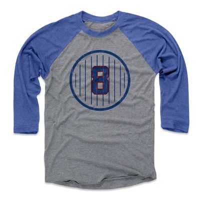 500 LEVEL Andre Dawson Tee Shirt (Baseball Tee, XXX-Large, Royal/Heather Gray) - Andre Dawson 8 B