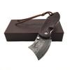 ALBATROSS Premium EDC Mini Damascus Folding Pocket Knife - 2" Blade, Genuine Sandalwood Handle, Liner Lock, Everyday Carry for Camping, Hunting, Outdoor Adventures, Great Gift for Men - HGDK002 view 1