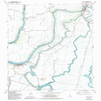 YellowMaps Isleton CA topo map, 1:24000 Scale, 7.5 X 7.5 Minute, Historical, 1978, Updated 1993, 26.7 x 21.4 in - Tyvek
