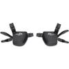 microSHIFT R859 2 x 9-Speed Flat Bar Road Shifters Shimano Compatible Black view 1