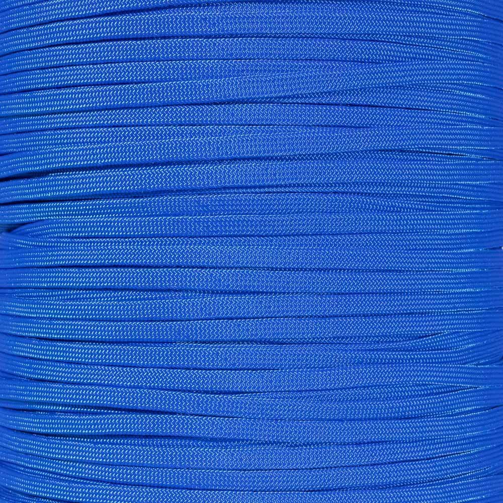 Craft County Coreless 650 Nylon Paracord  Wire Cover, Jewelry Making String, or Accessory Cord (Royal Blue, 1000 Feet)