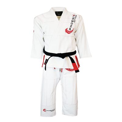 Phoenix Fight Gear Talon BJJ Gi, Brazilian Jiu Jitsu Gi for Men & Women, IBJJF Grappling Gi, Preshrunk Kimono, A0, A1, A2, A3, A4, A5, A6 (White, A2)