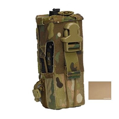 High Ground Gear Single-Hand, Drop-Down MBITR/PRC-148 Pouch, Coyote, HG-7210-4