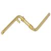 Alta 6 1/2" One Piece Bike Crank, 165mm, Multiple Colors (Gold) view 1