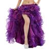Professional Belly Dance Costume 35.4", 37.8" 12 Colors Wave Skirt Dress Bubble Skirt (90cm(35.4"), Purple) view 1