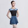 Baiwu Dance 117142207 Velvet Ballet Dance Leotards Comfortable Dance Leotards (M, Black) view 3