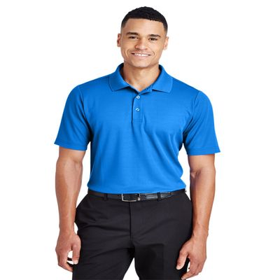 Devon & Jones CrownLux Performance Men's Plaited Polo 4XL FRENCH BLUE