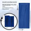 MIQIO Sport 2-in-1 Sleeping Bag Liner and XL Sized Travel Sheet - Ultra Lightweight Sleep Liner Double Travel Bed Sheet Inlett Inlay - Violet Zipper Right view 3