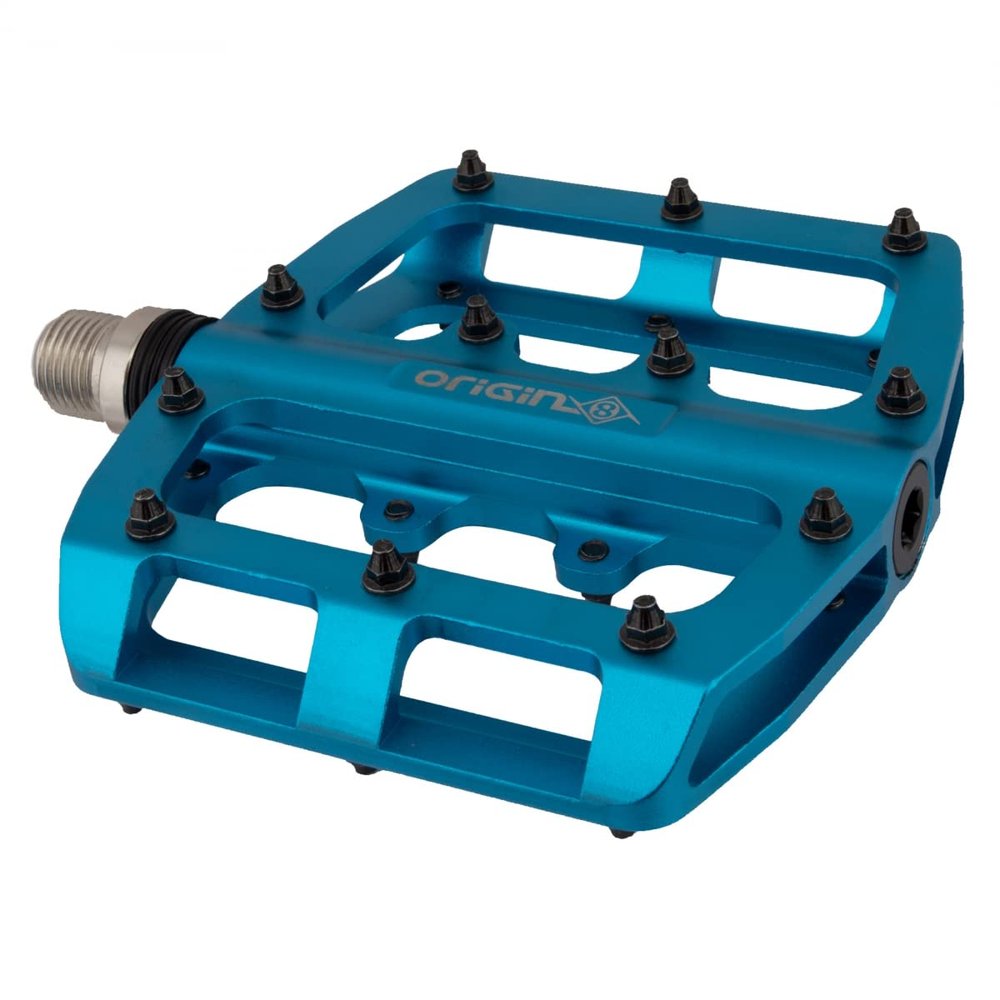 Origin8 Rascal Platform Pedals, 9/16", Blue