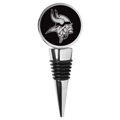 Siskiyou NFL Minnesota Vikings Wine Stopper , Black