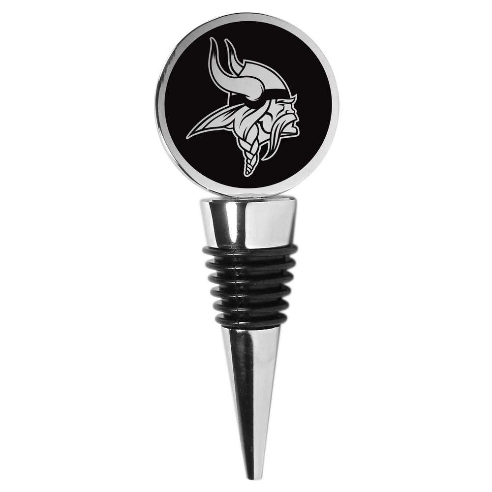 Siskiyou NFL Minnesota Vikings Wine Stopper , Black