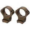 Browning 12534 x-Boltx 40mm Rings, 30mm Standard, Burnt Bronze Cerakote view 1