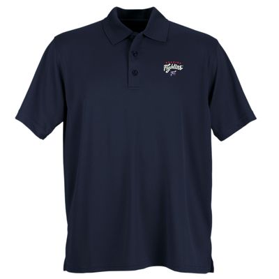 528RC Minor League Baseball Reading Fightin Phils Men's Performance Mesh Polo Shirt, XX-Large, Navy