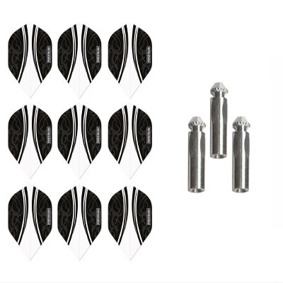 3 Sets of Pentathlon Vizion Swish Standard Dart Flights Plus 1 Set of 3 Aluminum Dart Flight Protectors (Clear)