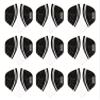 3 Sets of Pentathlon Vizion Swish Standard Dart Flights Plus 1 Set of 3 Aluminum Dart Flight Protectors (Clear) view 2