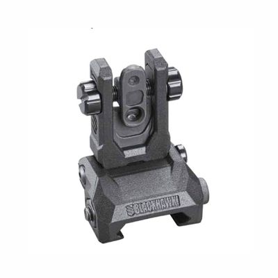 BLACKHAWK! Hybrid Folding Sights Black Rear On Gun, Box