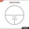 Athlon Optics, Cronus BTR, Riflescope, 1-6x24, Direct Dial, Side Focus, 24mm, ATSR2 SFP IR MOA Reticle view 4