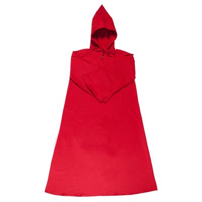 SAY Unisex-Adult Medieval Hooded Cloak - Red, Medium