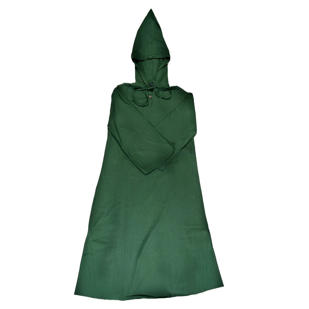 SAY Unisex-Adult Medieval Hooded Cloak - Green, X-Large