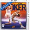Trends International NBA Phoenix Suns - Devin Booker 18 Wall Poster, 34L x 22.4W, Silver Framed Version view 3