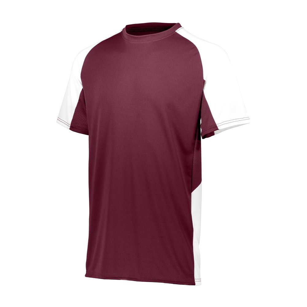 Augusta Sportswear Boys Cutter Jesey Maroon/White