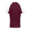 Augusta Sportswear Boys Cutter Jesey Maroon/White view 3