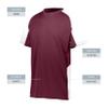 Augusta Sportswear Boys Cutter Jesey Maroon/White view 4
