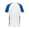 Augusta Sportswear Boys Cutter Jesey White/Royal view 2