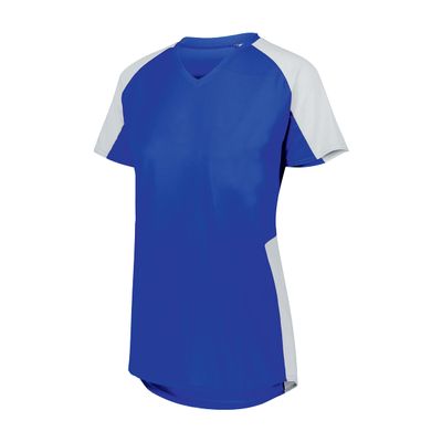 Girls Cutter Jersey Royal/White L