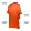 Augusta Sportswear Boys Cutter Jesey Orange/White view 3
