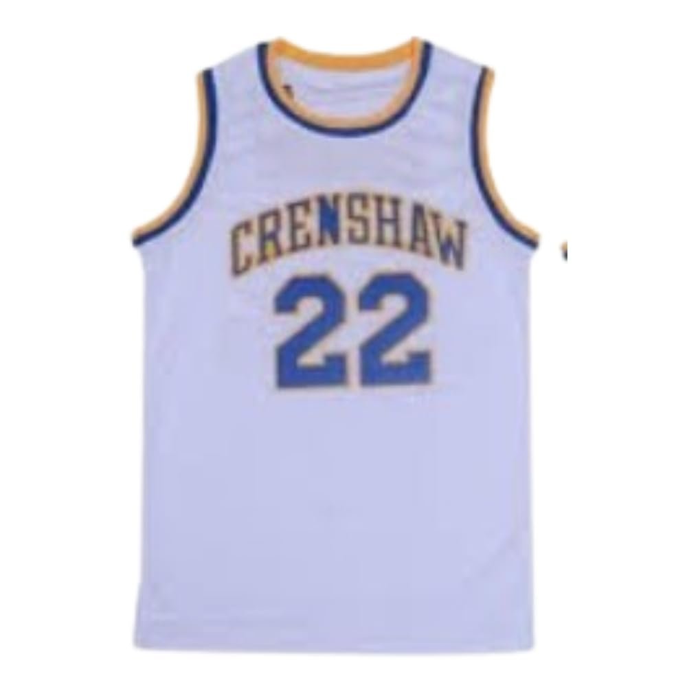 Crenshaw Jersey Monica Wright Love Basketball Stitch Sewn XS-2XL (36) White