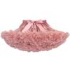 MizHome Girls Fluffy Tulle Pleated Tutu Skirt Princess Ballet Dance Dress Tiered Pale Mauve M view 1