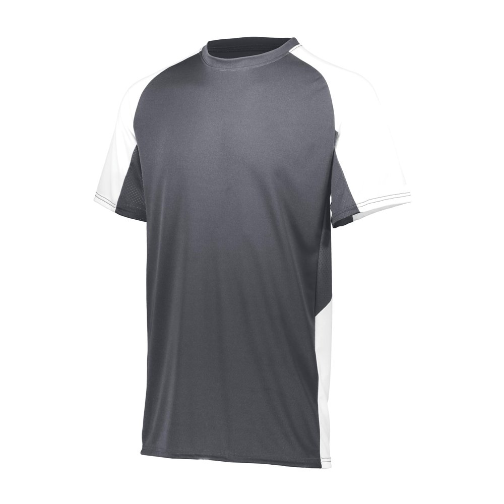 Augusta Sportswear Boys Cutter Jesey Graphite/White