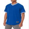 Holloway Sportswear Retro V-Neck Baseball Jersey 3XL Royal/White view 1