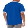 Holloway Sportswear Retro V-Neck Baseball Jersey 3XL Royal/White view 2