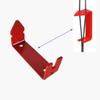 Archery Bow String Separator Tool Peep Sight Silencer Installer Archery Accessory (Red) view 4