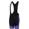 Uriah Women's Cycling Bib Shorts Black 3D Coolmax Gel Padded Meteor Purple Size M(CN) view 1