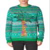 Blizzard Bay Mens Men's Ugly Christmas Light Up Sweater, Brown, Small US view 1