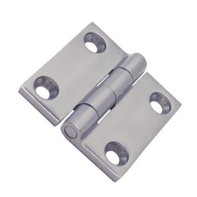 2 x Heavy Duty 316 Marine Grade Stainless Steel 1.5 x 1.5 Butt Hinge