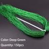 10 Packs Crystal Flash Fly Fishing Line Fly Tying Material for Fishing Lure Dry Flies (10Packs Deep Green) view 2