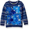 Blizzard Bay Big Boy's Long Sleeve Crew Neck Stars Ugly Christmas Sweater Sweater, Blue Combo, XL 18/20 view 1