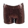 Very Last Shop Women Sexy Hot Glitter Sequin Shorts Summer Club Wear Multi-Color US Women-XS Brown view 1