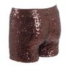 Very Last Shop Women Sexy Hot Glitter Sequin Shorts Summer Club Wear Multi-Color US Women-XS Brown view 4