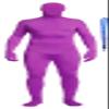 Full Bodysuit With Zipper Helper Spandex Unisex Unitard Tights Suit Zentai Cosplay Costume (X-Large, Purple) view 1