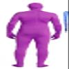 Full Bodysuit With Zipper Helper Spandex Unisex Unitard Tights Suit Zentai Cosplay Costume (X-Large, Purple) view 2