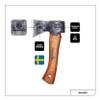 Hultafors AV08417600 Outdoor Climbing Axe Auger Fan Mini Hatchet view 3