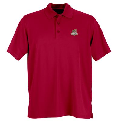 528RC Minor League Baseball Toledo Mud Hens Men's Performance Mesh Polo Shirt, Large, Sport Red