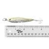 10pcs Glow 1oz Fishing Metal Mega Live Bait Jig with a Super Sharp Treble Hook Realistic 3D Eyes Quality Holographic Finish view 3