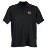 528RC Minor League Baseball Carolina Mudcats Men's Performance Mesh Polo Shirt, X-Large, Black view 1